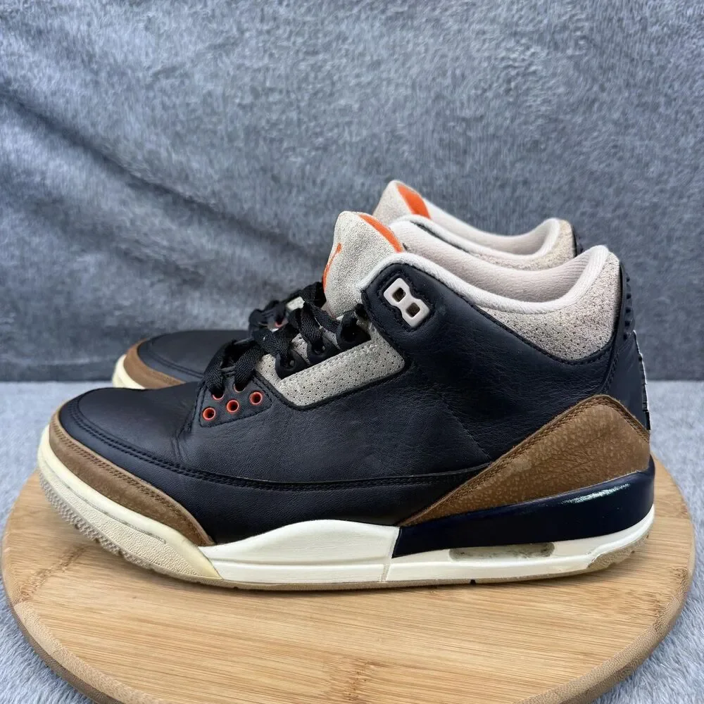 Jordan 3 Retro Desert Elephant Shoes Mens Size 8.5 Black Basketball CT8532-008